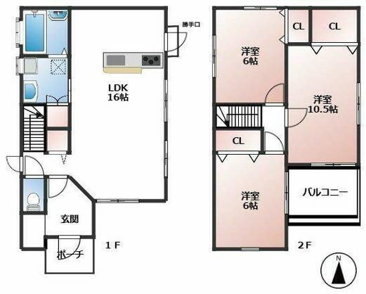 揖保郡太子町 太田（網干駅） 2階建 ３ＬＤＫ