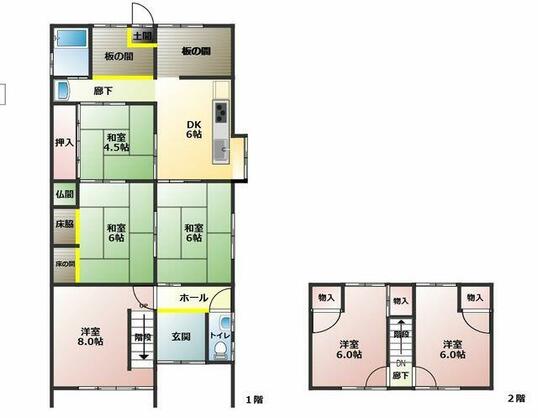 揖保郡太子町 鵤（網干駅） 2階建 ３ＳＤＫ
