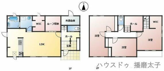 たつの市 龍野町末政（本竜野駅） 2階建 ３ＬＤＫ