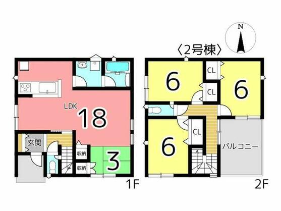 たつの市 新宮町井野原（播磨新宮駅） 2階建 ４ＬＤＫ
