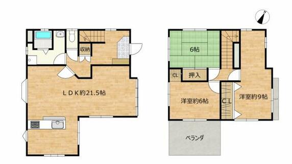 宍粟市 山崎町横須（播磨新宮駅） 2階建 ３ＬＤＫ