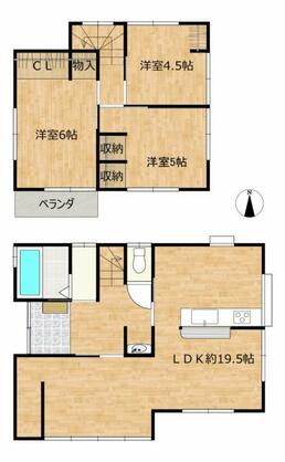 揖保郡太子町 蓮常寺（網干駅） 2階建 ３ＬＤＫ
