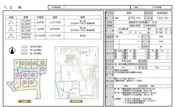 揖保郡太子町 馬場（網干駅） 住宅用地