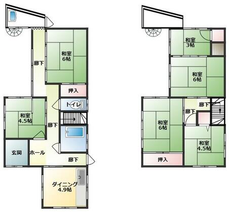 赤穂市 加里屋上町（播州赤穂駅） 2階建 ５ＤＫ