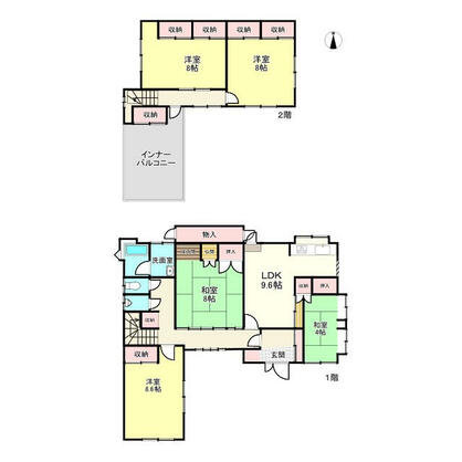相生市 緑ケ丘１丁目（相生駅） 2階建 ５ＬＤＫ