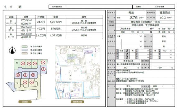 揖保郡太子町 馬場（網干駅） 住宅用地