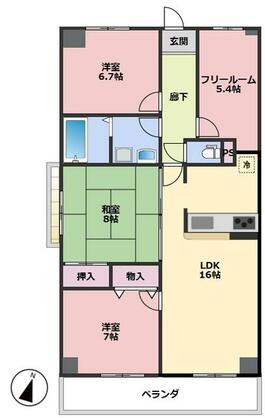 ロワイヤル斑鳩 9階 ３ＳＬＤＫ