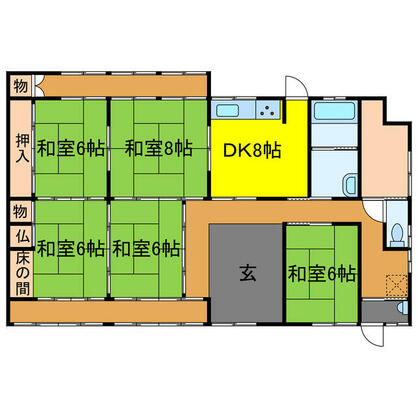 宍粟市 千種町西山（播磨新宮駅） 平屋建 ５ＤＫ