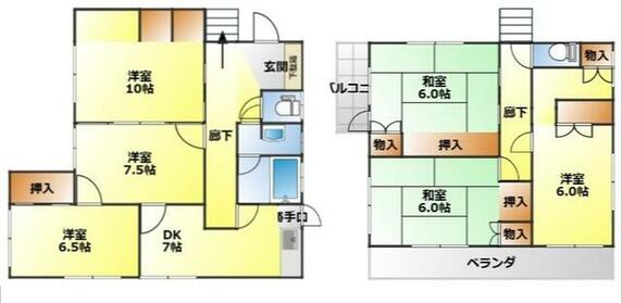 相生市 赤坂１丁目（相生駅） 2階建 ６ＤＫ