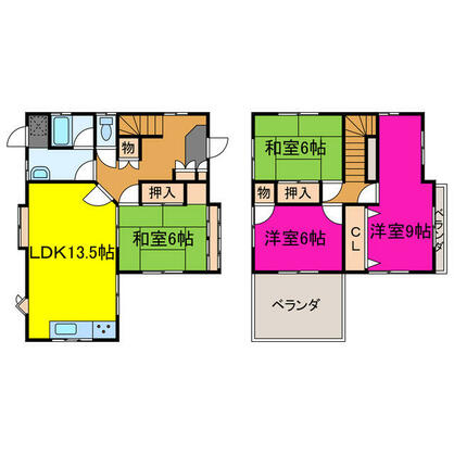宍粟市 山崎町横須（播磨新宮駅） 2階建 ３ＬＤＫ