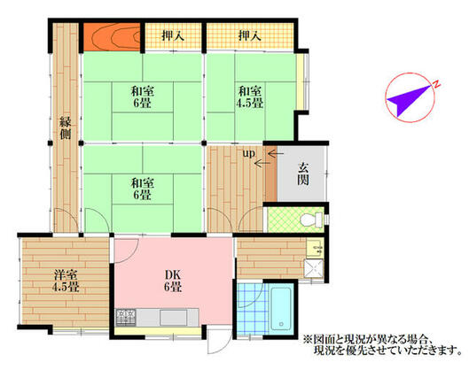 たつの市 御津町黒崎（山陽網干駅） 平屋建 ４ＤＫ