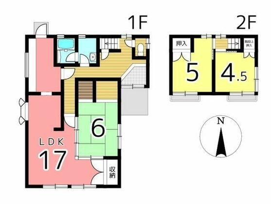 たつの市 龍野町中井（本竜野駅） 2階建 ３ＬＤＫ