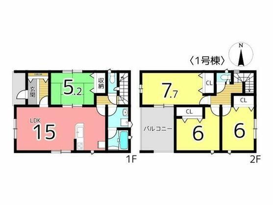 たつの市 新宮町井野原（播磨新宮駅） 2階建 ４ＬＤＫ
