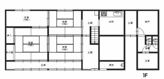 宍粟市 千種町西山（大原駅） 2階建 ６ＤＫ