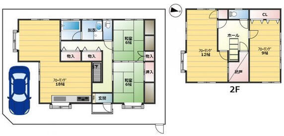 たつの市 御津町苅屋（山陽網干駅） 2階建 ４ＬＤＫ