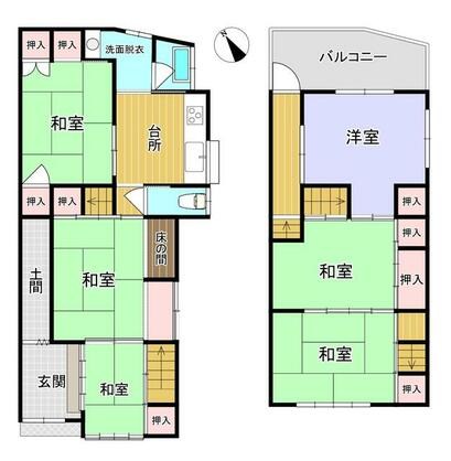 赤穂市 加里屋（播州赤穂駅） 2階建 ５Ｋ