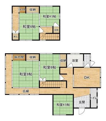 赤穂市 加里屋中洲６丁目（播州赤穂駅） 2階建 ５ＤＫ