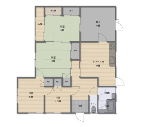 赤穂市 中広（播州赤穂駅） 平屋建 ４ＳＤＫ