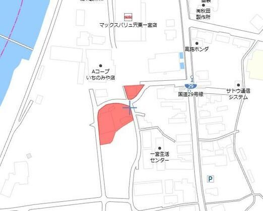 宍粟市 一宮町東市場（播磨新宮駅） 倉庫用地