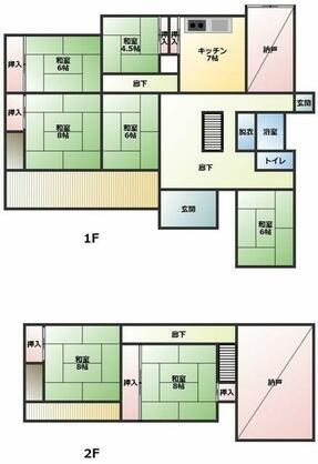 揖保郡太子町 天満山（網干駅） 2階建 ６ＬＤＫ
