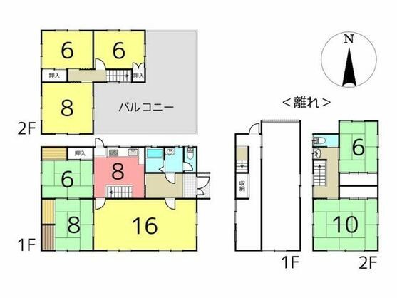 相生市 旭５丁目（相生駅） 2階建 ６ＤＫ