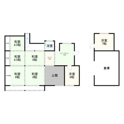 相生市 若狭野町野々 平屋建 ７ＳＬＤＫ