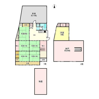 たつの市 揖保川町袋尻（竜野駅） 2階建 ６ＳＤＫ