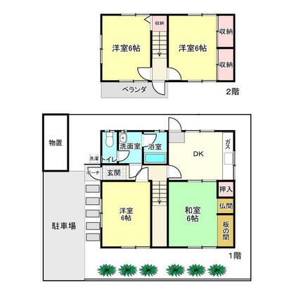 たつの市 揖西町小神（本竜野駅） 2階建 ４ＤＫ