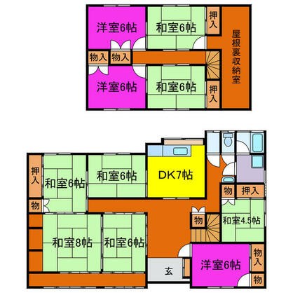 宍粟市 波賀町鹿伏（播磨新宮駅） 2階建 １０ＤＫ