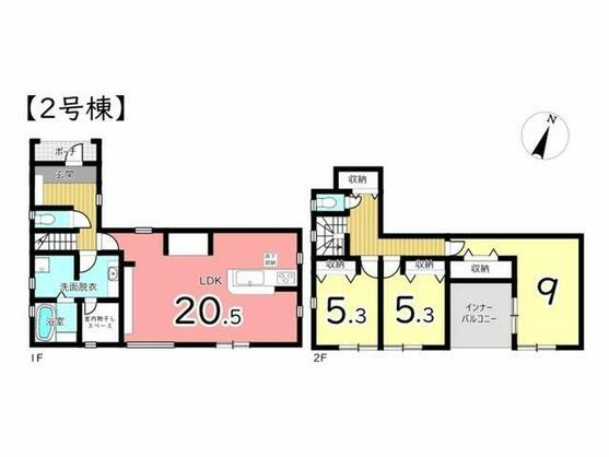 揖保郡太子町 鵤（網干駅） 2階建 ３ＬＤＫ