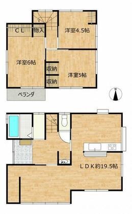 揖保郡太子町 蓮常寺（網干駅） 2階建 ３ＬＤＫ