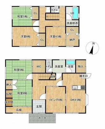 赤穂市 目坂（坂越駅） 2階建 ５ＳＬＤＫ