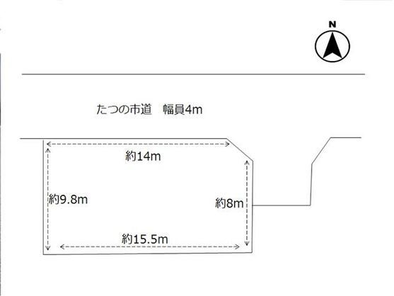 たつの市 揖保川町山津屋（竜野駅） 住宅用地