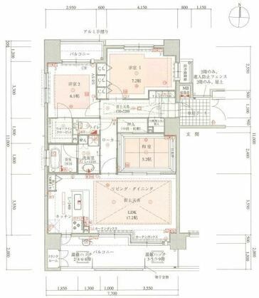 赤穂市 加里屋駅前町（播州赤穂駅） 3階 ３ＬＤＫ