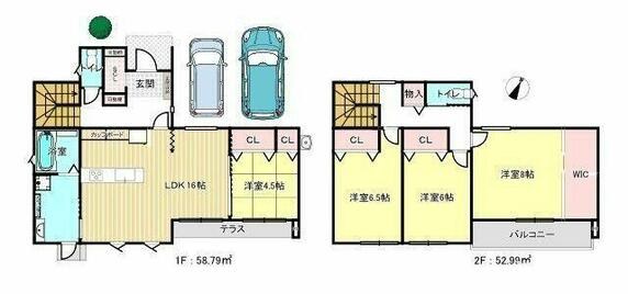 揖保郡太子町 鵤（網干駅） 2階建 ４ＬＤＫ
