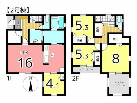 揖保郡太子町 佐用岡（網干駅） 2階建 ４ＬＤＫ