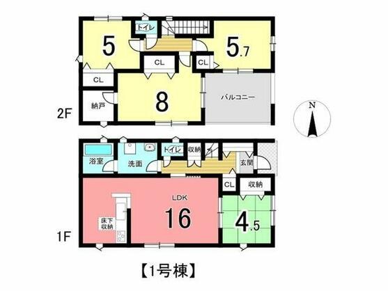 揖保郡太子町 鵤（本竜野駅） 2階建 ４ＬＤＫ