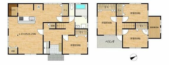 赤穂市 松原町（播州赤穂駅） 2階建 ４ＬＤＫ