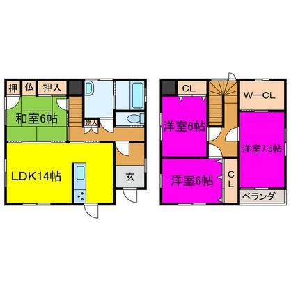 宍粟市 一宮町伊和 2階建 ４ＬＤＫ