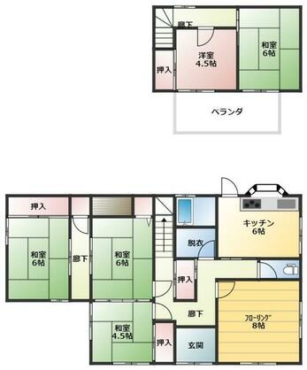 赤穂市 塩屋（播州赤穂駅） 2階建 ６ＤＫ