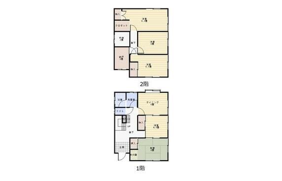赤穂市 目坂（坂越駅） 2階建 ５ＤＫ
