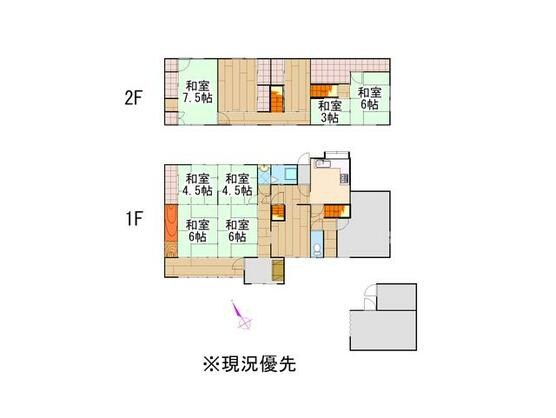 たつの市 揖保川町馬場（竜野駅） 2階建 ７ＤＫ
