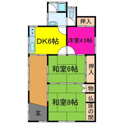宍粟市 一宮町安積（播磨新宮駅） 平屋建 ３ＤＫ