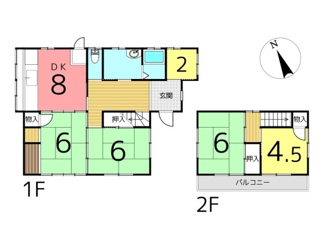 兵庫県たつの市新宮町新宮 5DK
