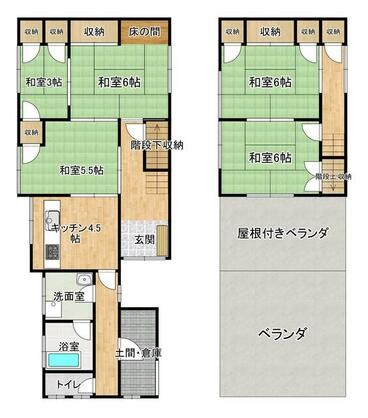 赤穂市 尾崎（播州赤穂駅） 2階建 ５ＤＫ