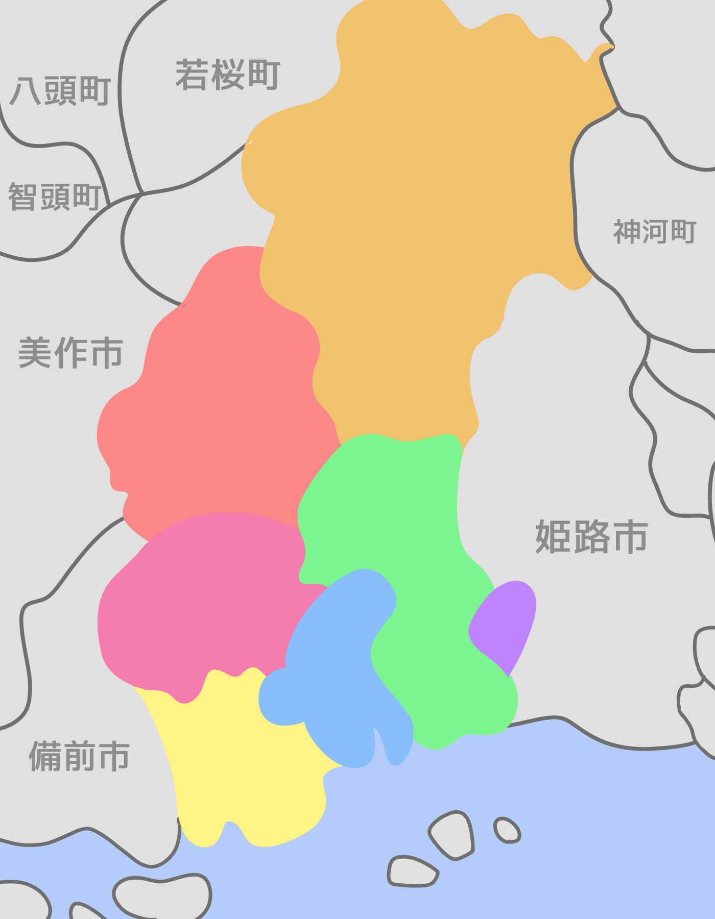 西播磨エリア地図